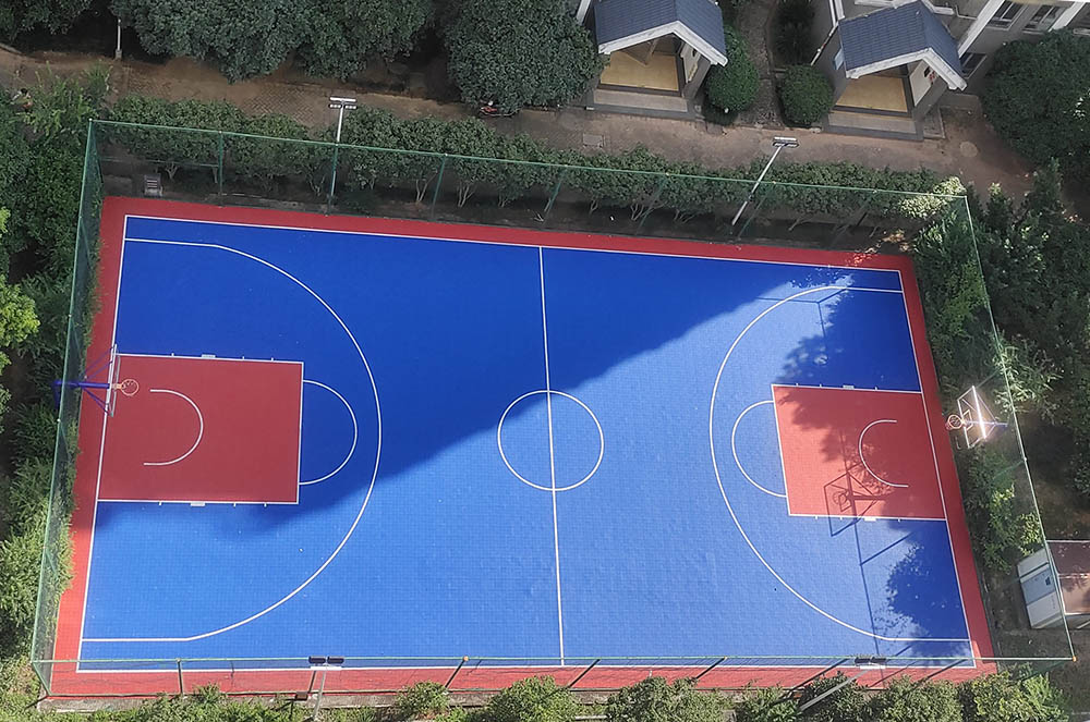 小区篮球场复建